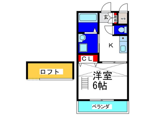 ラパンジール森ノ宮の物件間取画像